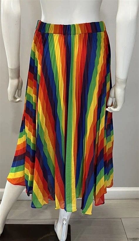 michael kors rainbow skirt pleated|Michael Kors Pleated Midi Skirt .